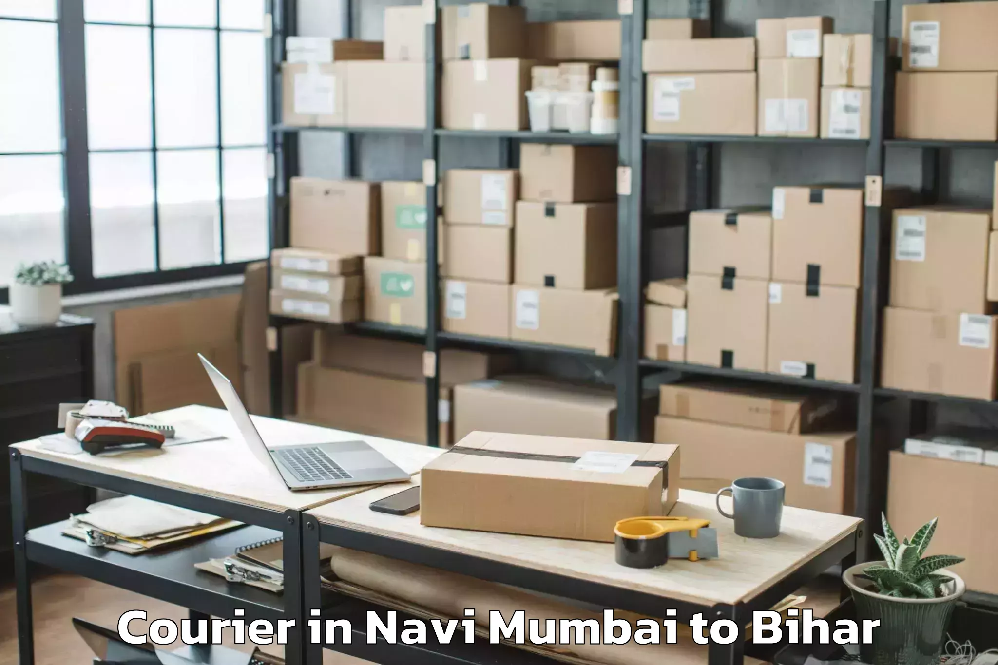 Top Navi Mumbai to Chhaurahi Courier Available